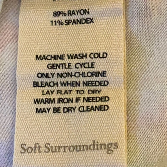 NWOT Soft Surroundings Hyannis Faux-Wrap Jersey Sheath Midi Dress Small Bodycon - Picture 10 of 10